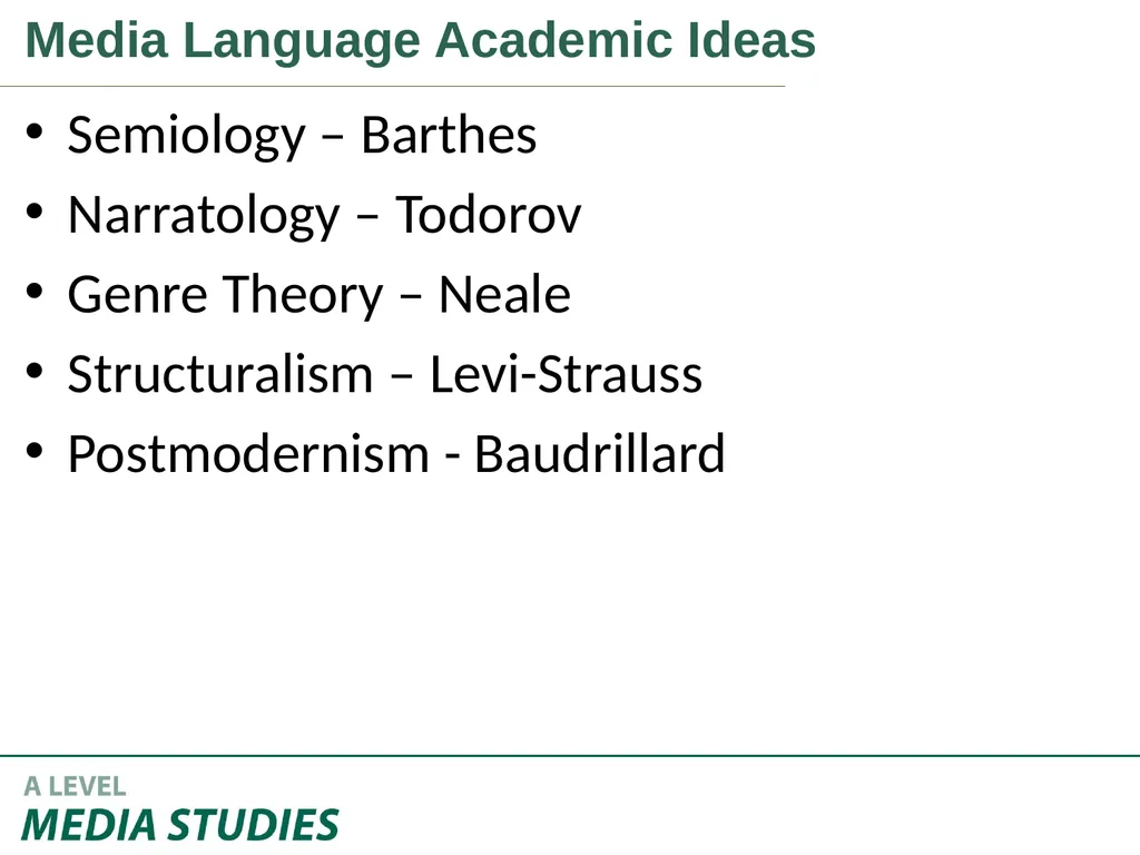 Applying Academic Ideas to Long Form Television - slide 4 of 46