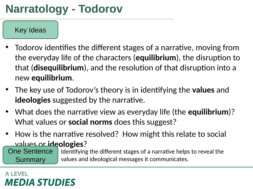 Applying Academic Ideas to Long Form Television - slide 7 of 46