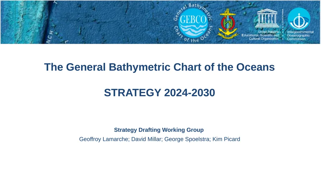 The General Bathymetric Chart of the Oceans - slide 1 of 12