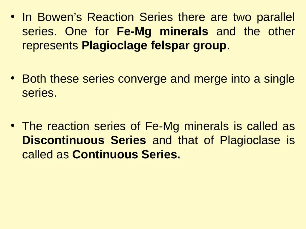 Magmatic Differentiation, Assimilation & Magma - slide 12 of 29