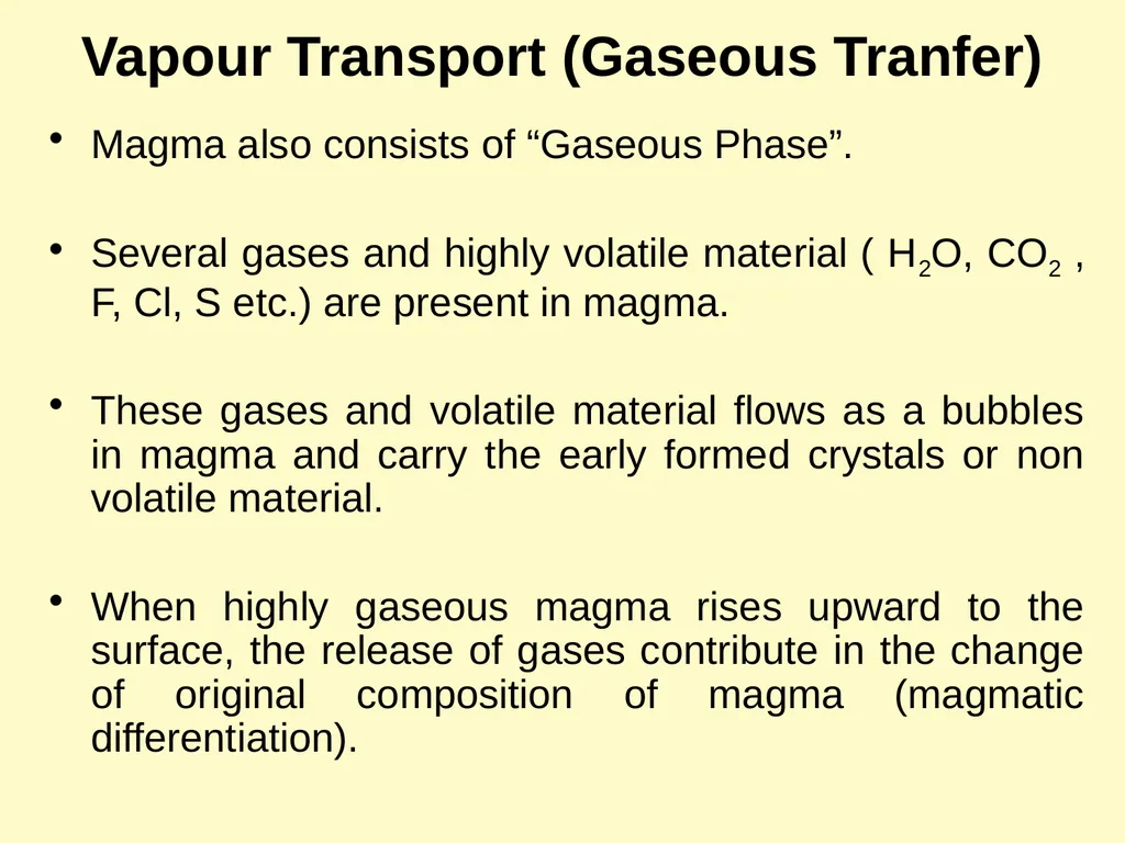 Magmatic Differentiation, Assimilation & Magma - slide 19 of 29