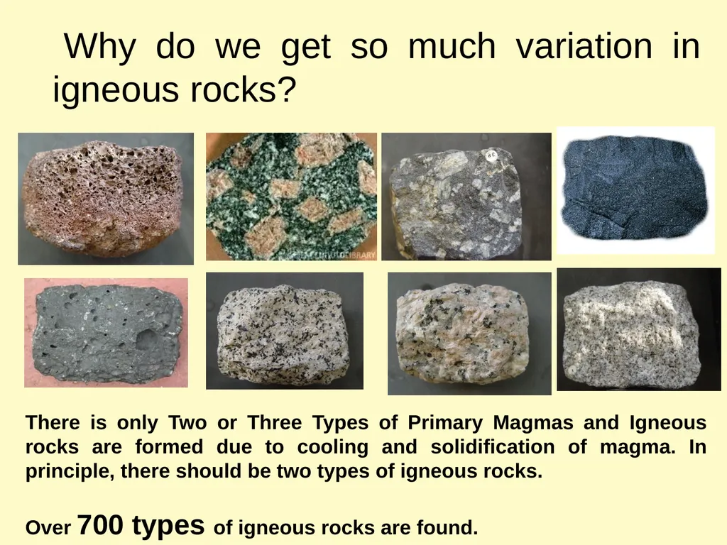 Magmatic Differentiation, Assimilation & Magma - slide 2 of 29