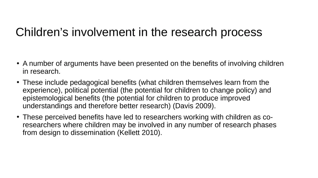 Chapter 2 The Child’s Perspective Childhood - slide 11 of 13
