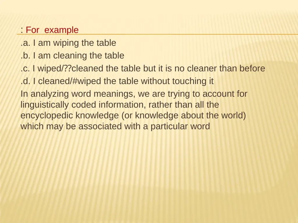 Word senses Submitted by Yasamine waleed - slide 3 of 8