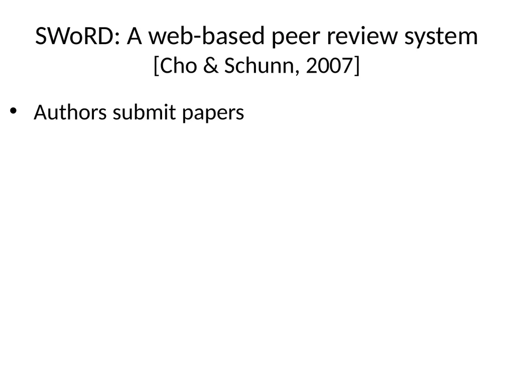 Automatically Predicting Peer-Review Helpfulness - slide 6 of 85