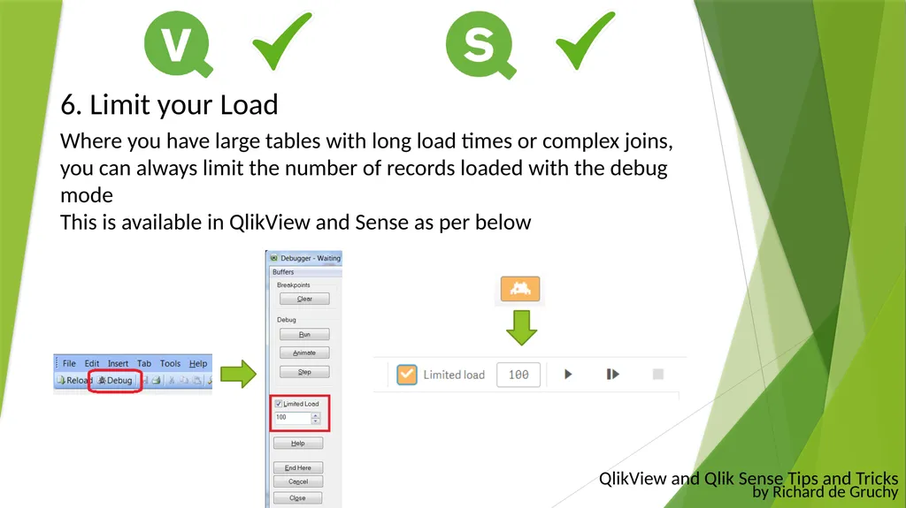 QlikView and Qlik Sense Tips and Tricks By Richard - slide 9 of 27