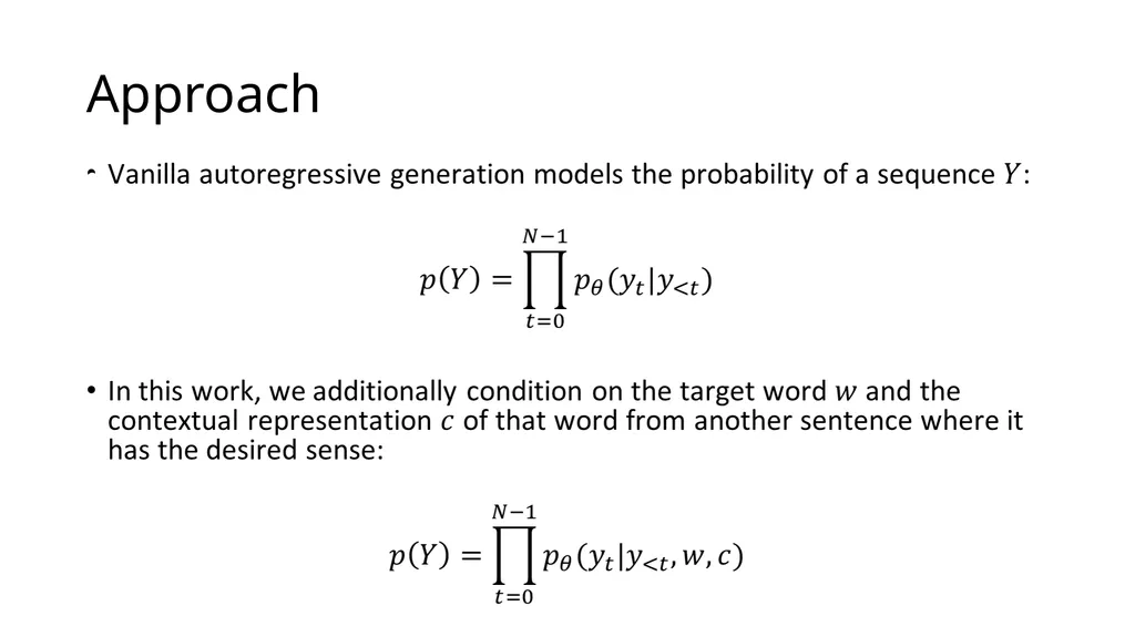 Generating Sense-specific Example Sentences with - slide 3 of 19