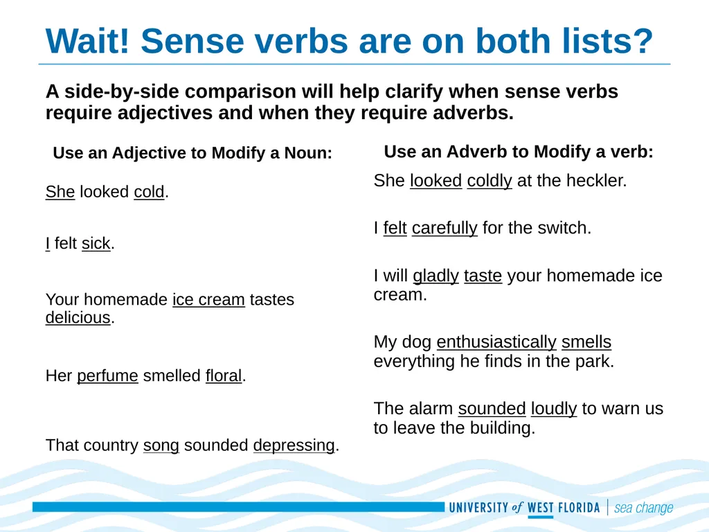 Adjectives and Adverbs Adapted from Real Good - slide 7 of 9