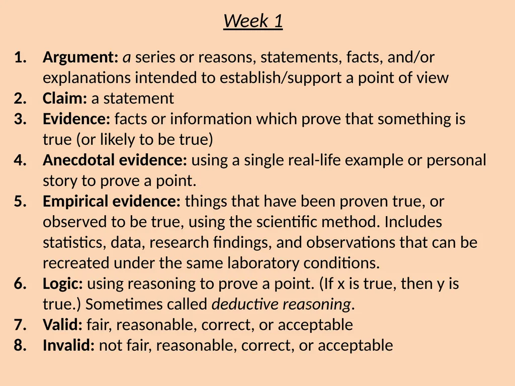 Persuasive Unit Vocabulary Definitions English 2 - slide 2 of 13