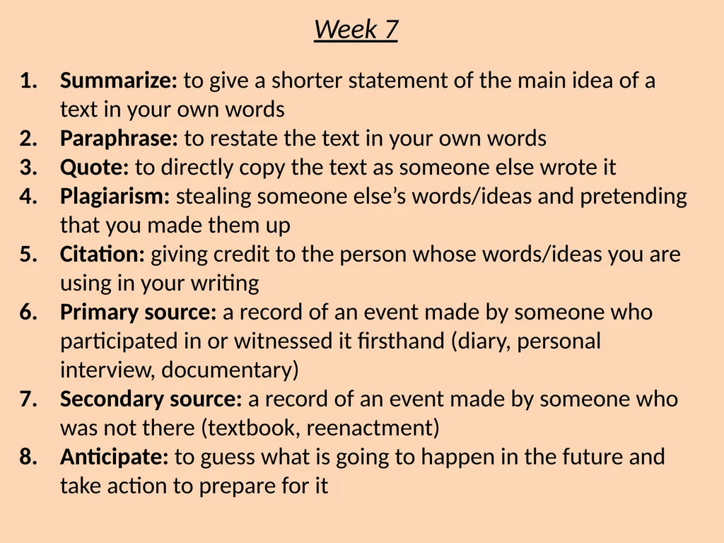 Persuasive Unit Vocabulary Definitions English 2 - slide 8 of 13