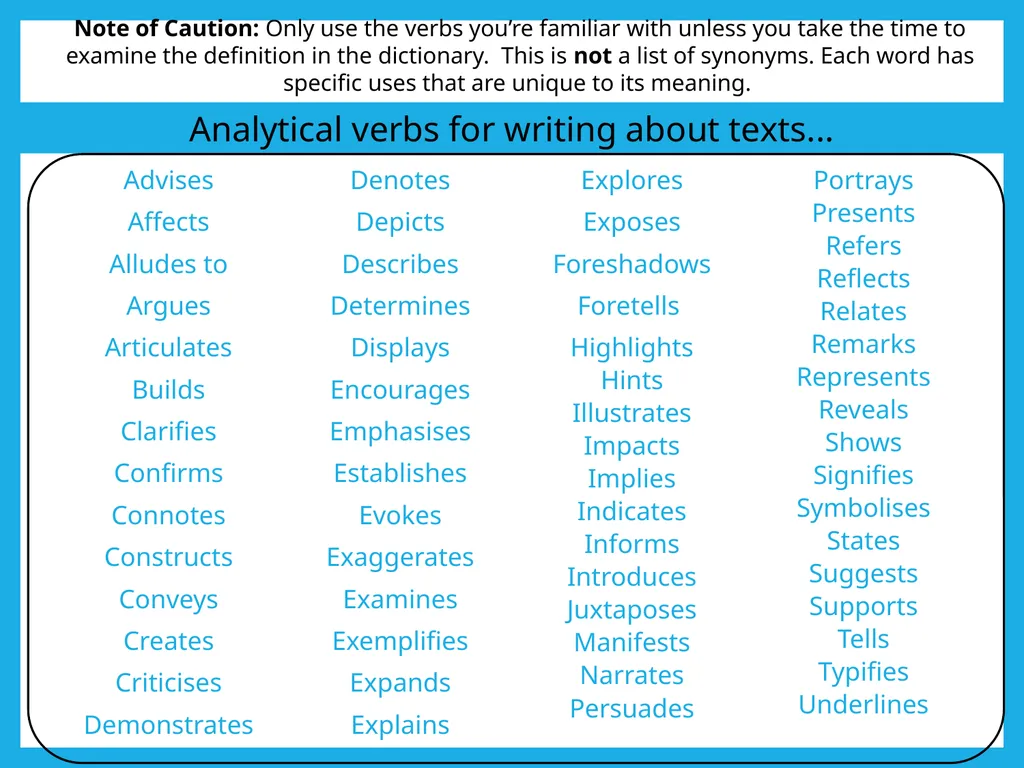 KS4- Useful hints and tips A guide to up-levelling - slide 4 of 11