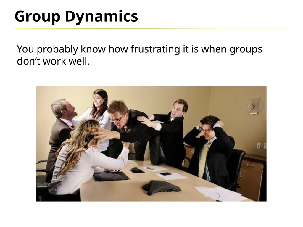 Group Dynamics “We cannot live for ourselves - slide 7 of 12