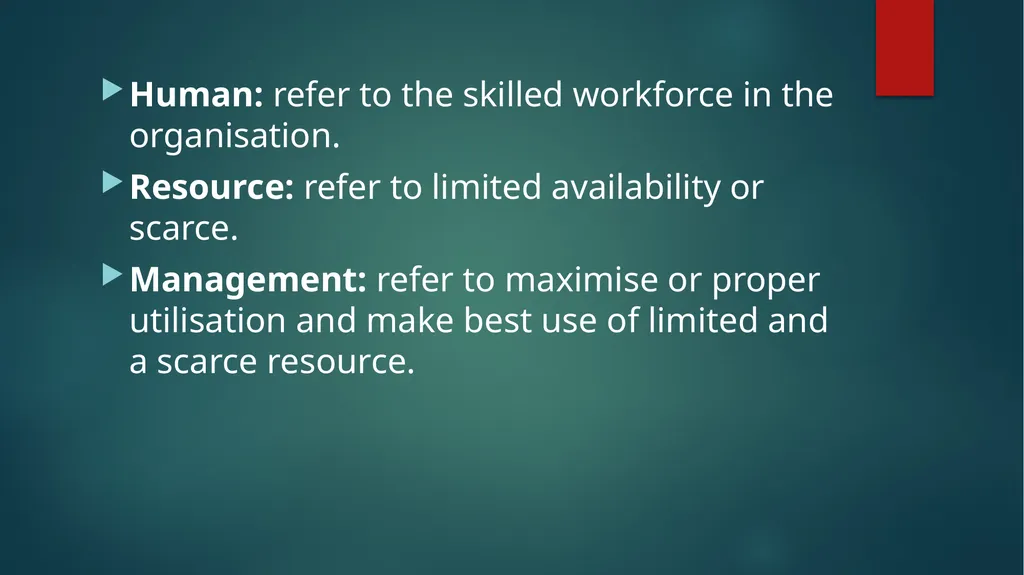 Dynamics of Human Resource Management Dr.y.vijila - slide 2 of 33