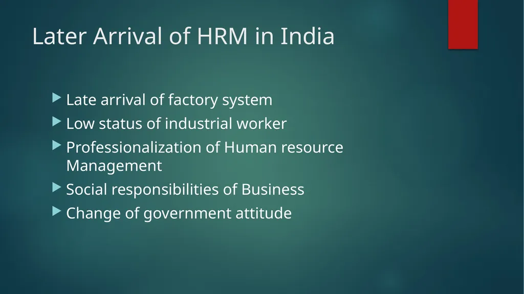 Dynamics of Human Resource Management Dr.y.vijila - slide 18 of 33