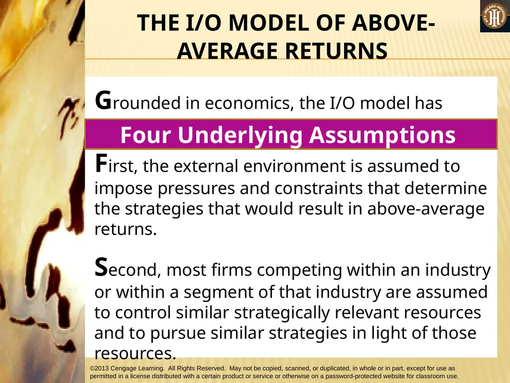 PART 1: STRATEGIC MANAGEMENT INPUTS CHAPTER 1: - slide 35 of 74