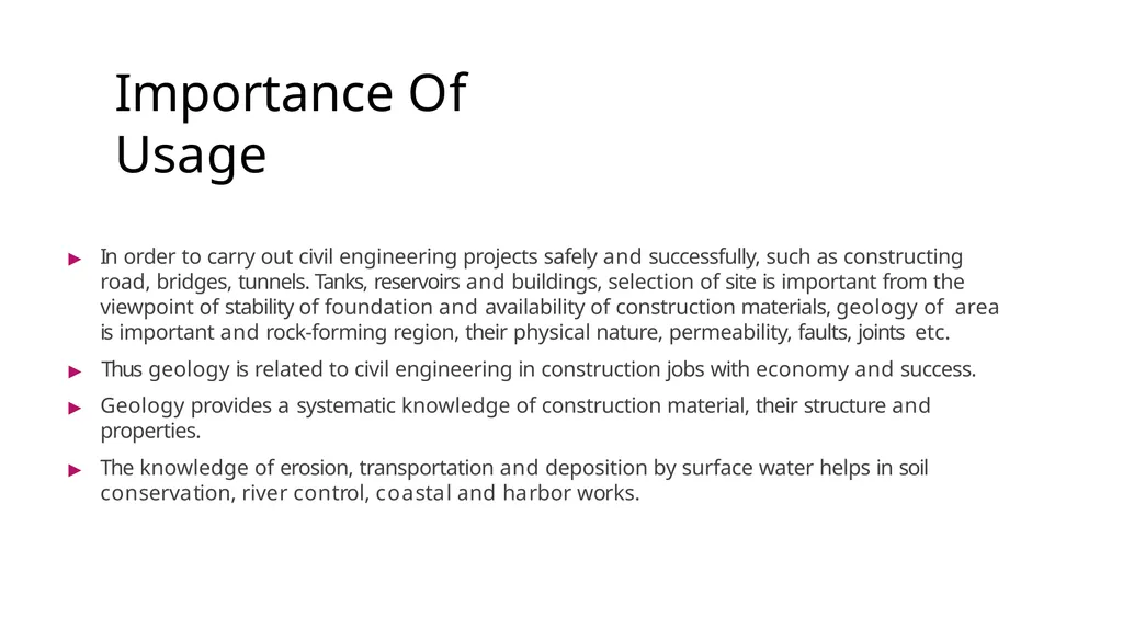 Rocks In Construction Ar. Vivek Painuli outlines ▶ - slide 14 of 15