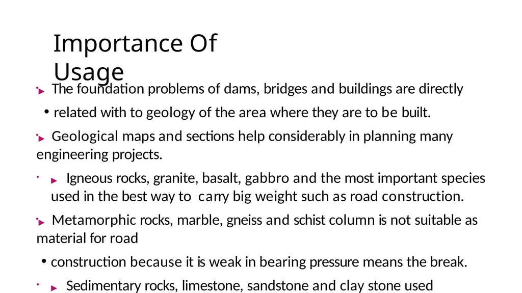 Rocks In Construction Ar. Vivek Painuli outlines ▶ - slide 15 of 15