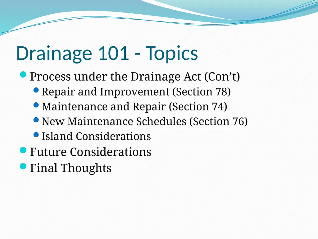 Drainage 101 – Council Educational Session - slide 4 of 43