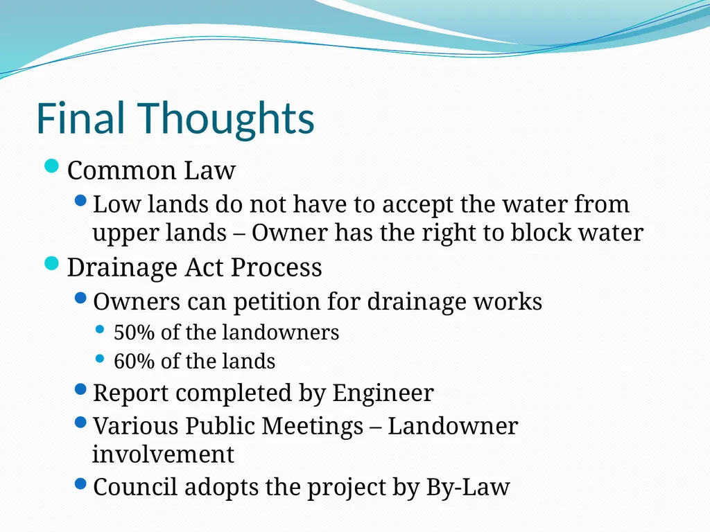 Drainage 101 – Council Educational Session - slide 40 of 43
