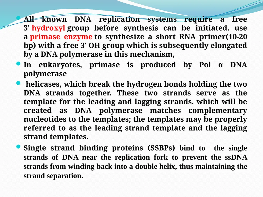 4th lectures in molecular biology DNA REPLICATION - slide 4 of 16