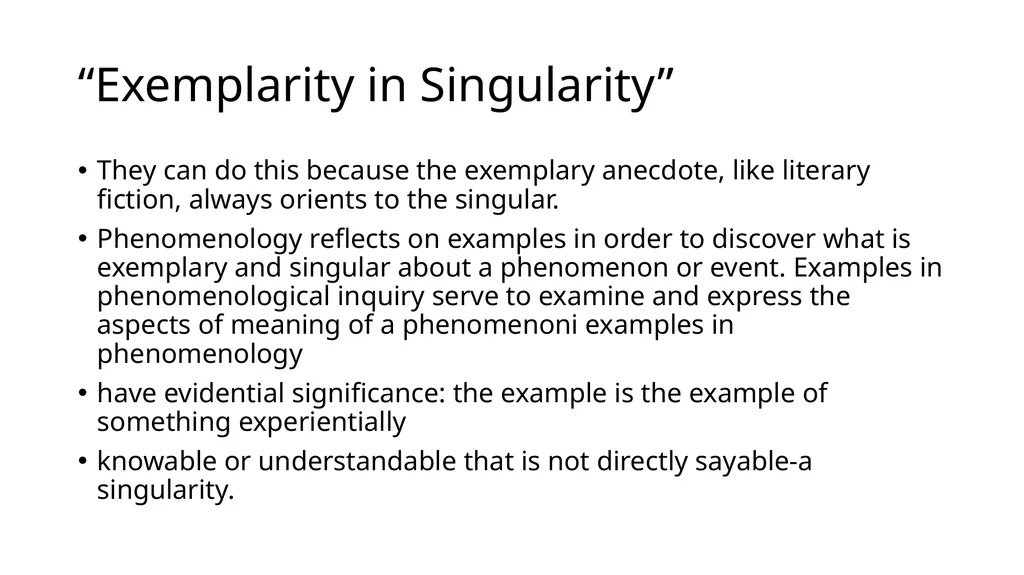 van Manen (2014) Chapter 9; The Vocative EDCP 585 - slide 16 of 29