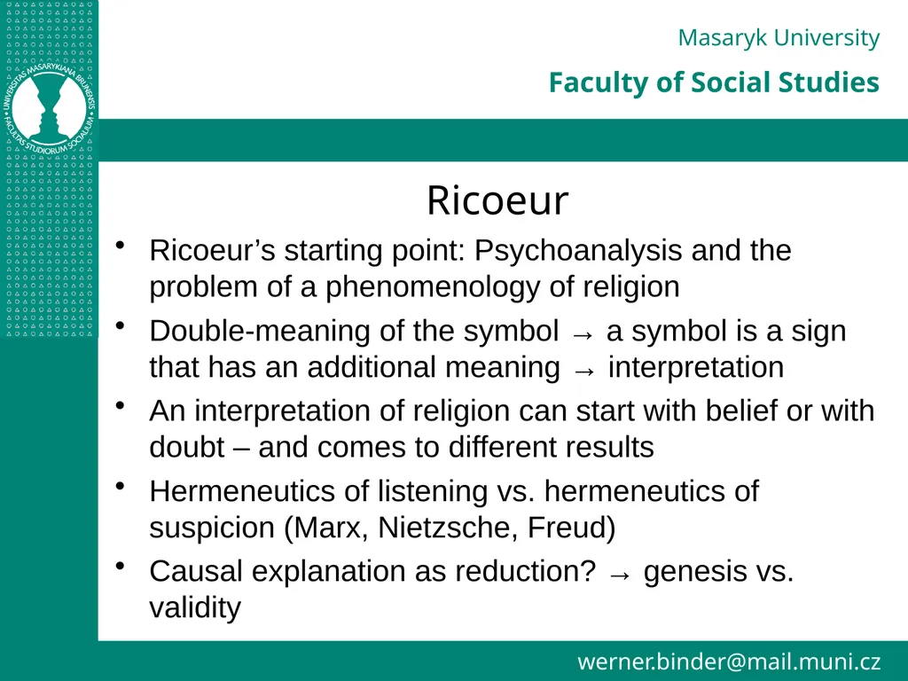 Advanced Methods of Interpretation Lecture III - slide 19 of 37