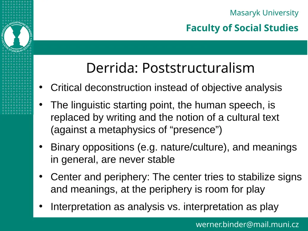 Advanced Methods of Interpretation Lecture III - slide 35 of 37