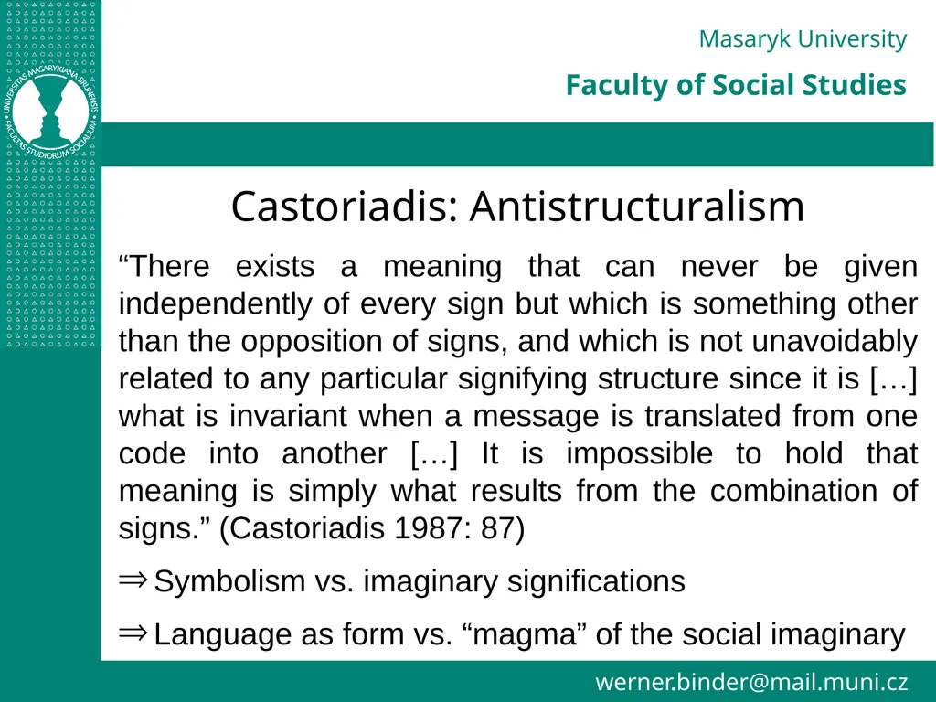 Advanced Methods of Interpretation Lecture III - slide 36 of 37