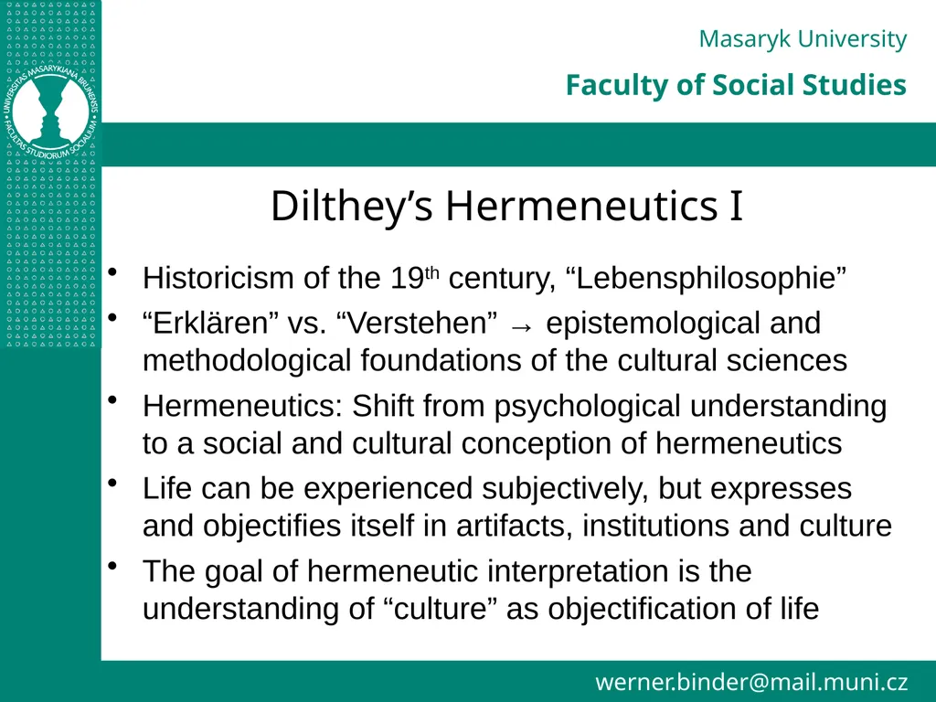 Advanced Methods of Interpretation Lecture III - slide 8 of 37