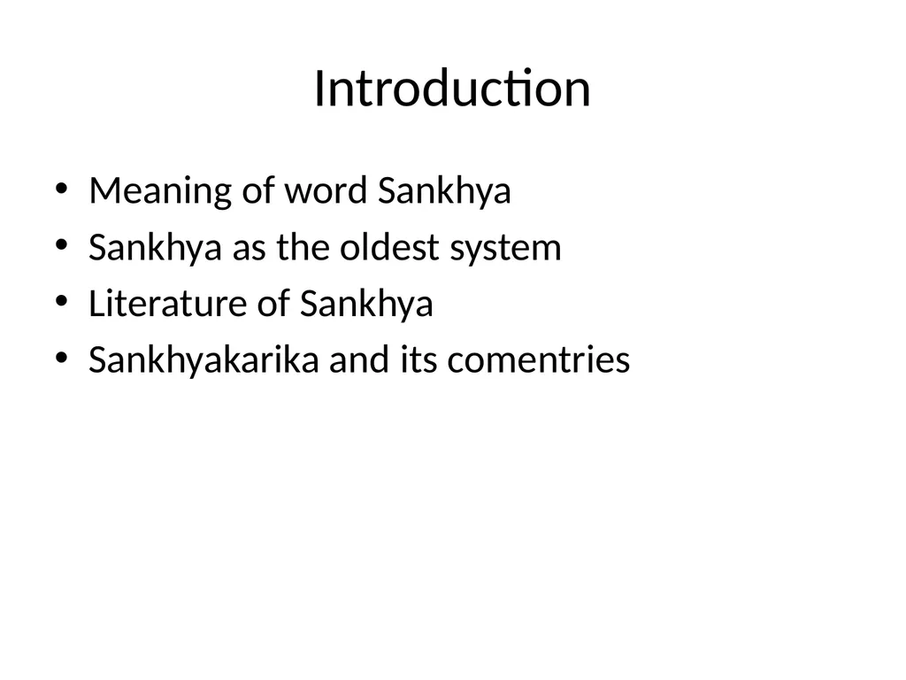 Sankhya’s Theory of Evolution Presented By Dr - slide 2 of 8