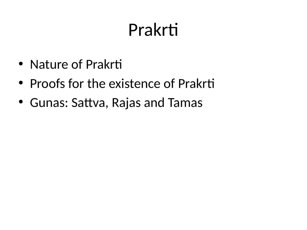 Sankhya’s Theory of Evolution Presented By Dr - slide 3 of 8