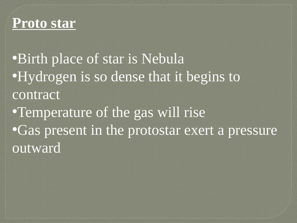 Stellar Evolution Deekshitha U G Assistant - slide 2 of 7