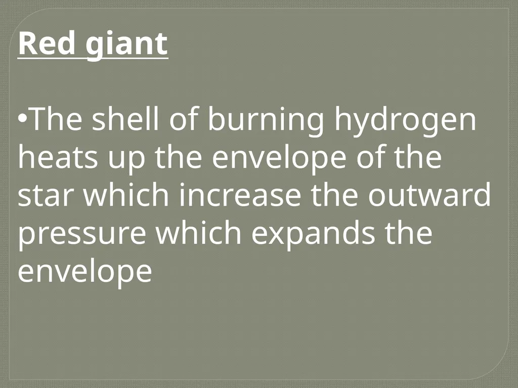 Stellar Evolution Deekshitha U G Assistant - slide 3 of 7