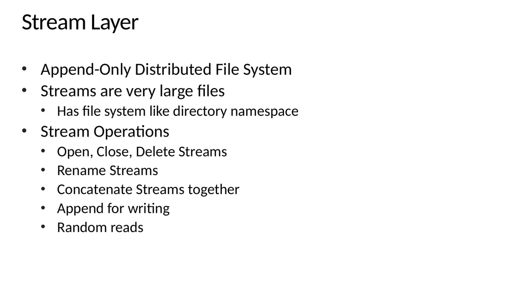 Windows Azure Storage – A Highly Available Cloud - slide 18 of 34