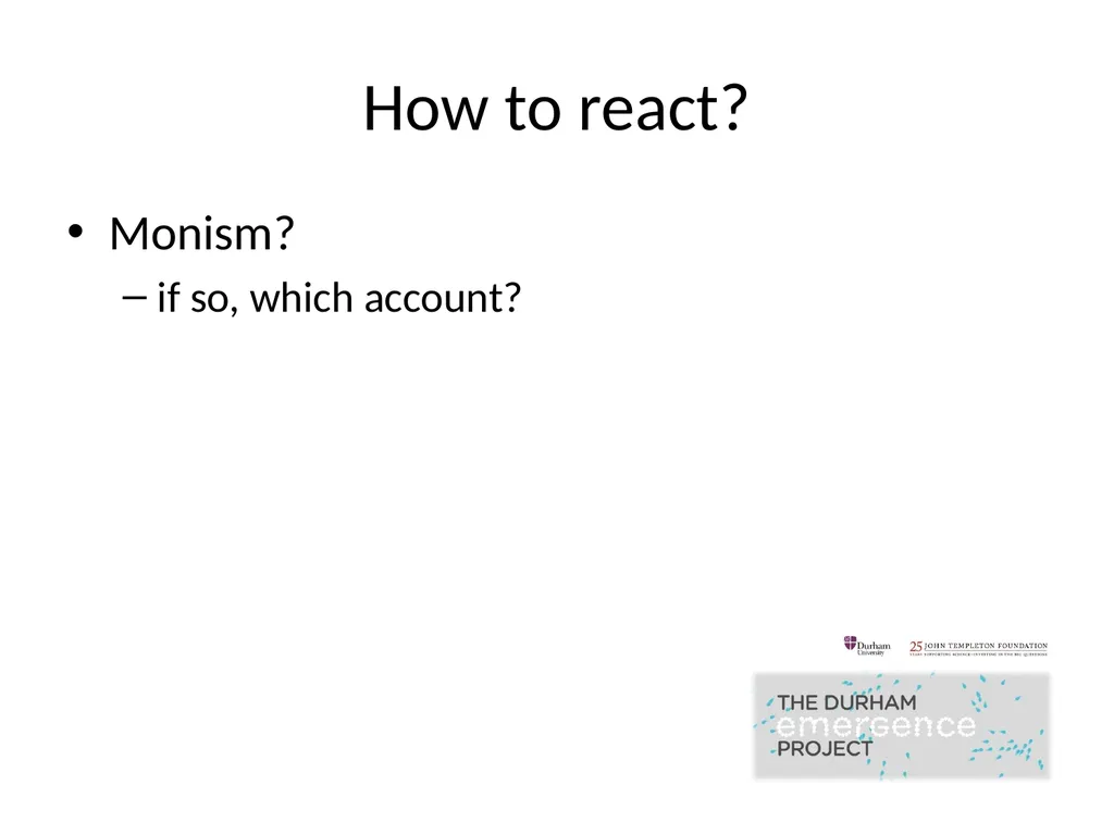 Modelling Dispositions Alex Carruth Durham - slide 22 of 25