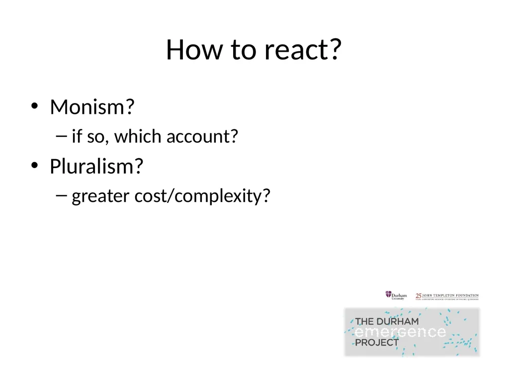Modelling Dispositions Alex Carruth Durham - slide 23 of 25