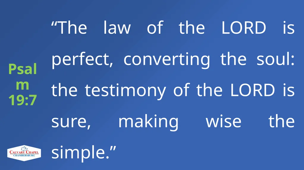 Choosing Your Disposition God’s Word Ecclesiastes - slide 13 of 16