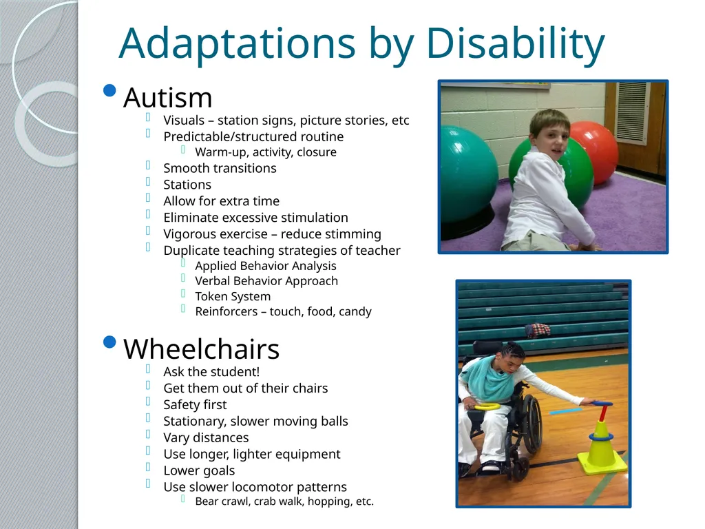 Adapted Physical Education 101 Presented by the - slide 19 of 26