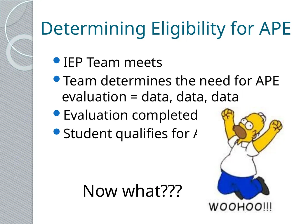 Adapted Physical Education 101 Presented by the - slide 11 of 26