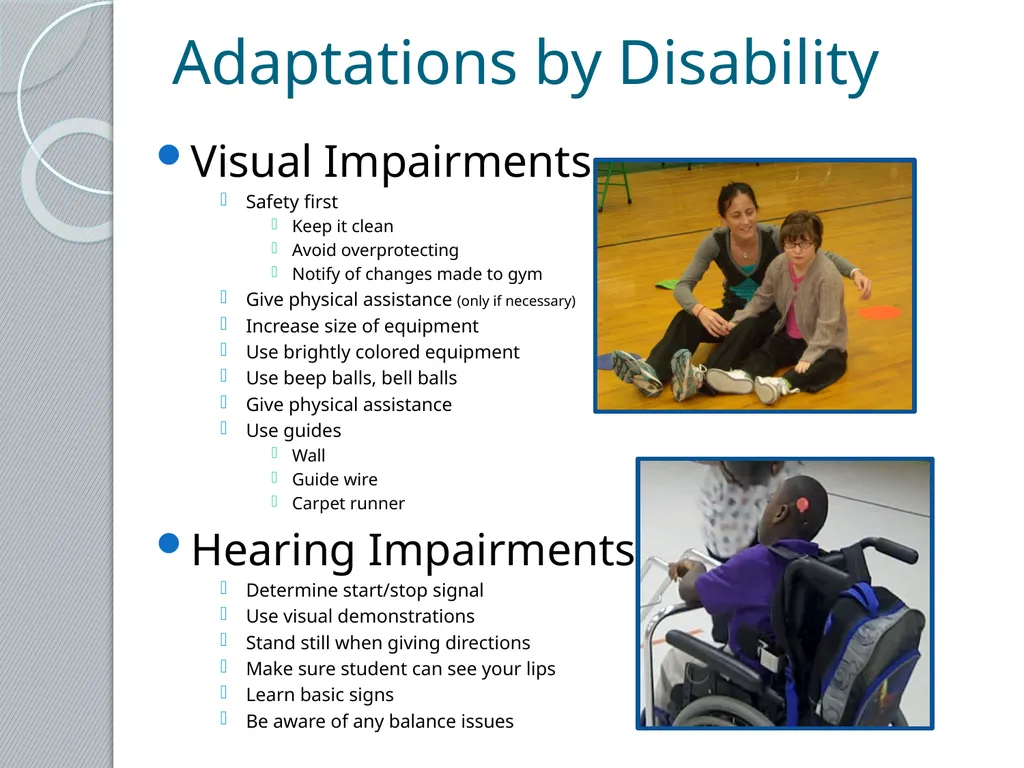 Adapted Physical Education 101 Presented by the - slide 20 of 26