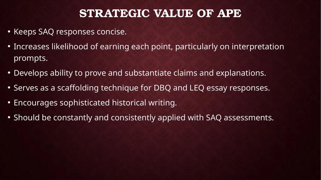 Short Answer Questions (SAQs) Part A: - slide 11 of 14