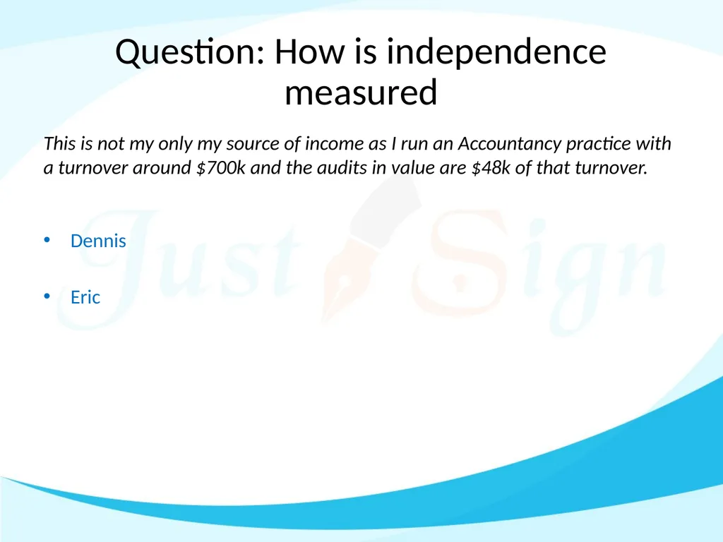 Q & A on APES 110 Guidelines Manoj Abichandani, - slide 19 of 25