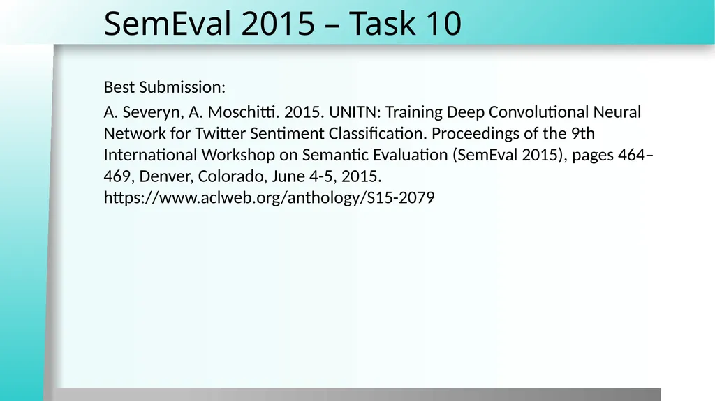 Sentiment Classification Human Language - slide 10 of 23