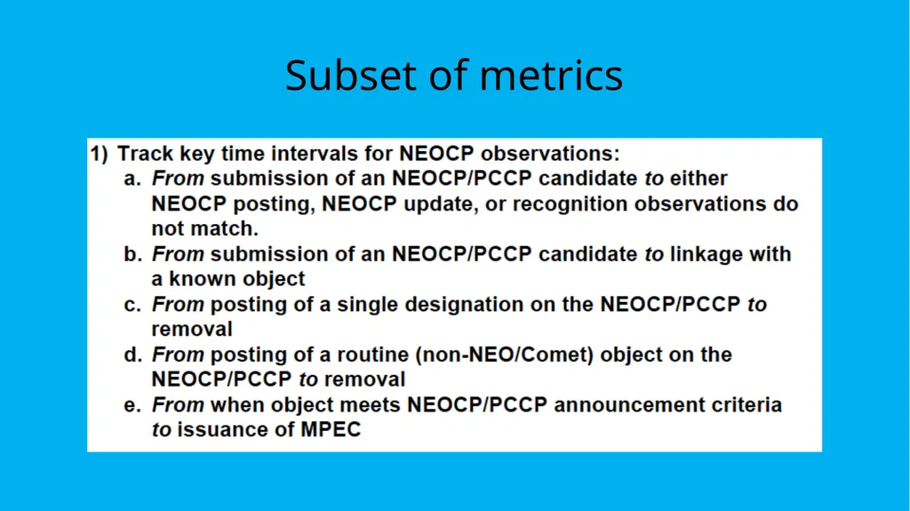 MPC Metrics: Background, Motivation & Description - slide 8 of 15