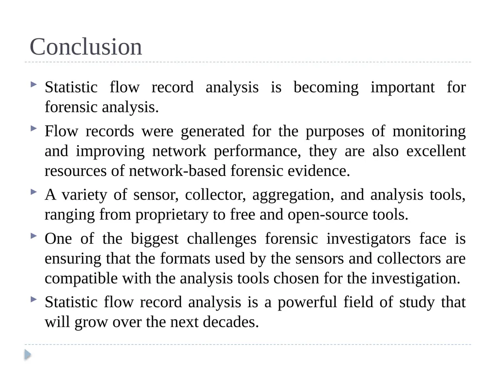 Chapter 5: Statistical Flow Analysis Tran Song Dat - slide 51 of 52