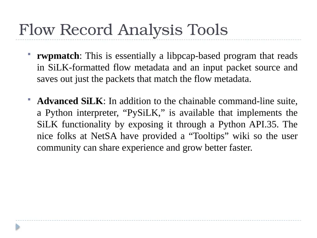 Chapter 5: Statistical Flow Analysis Tran Song Dat - slide 41 of 52