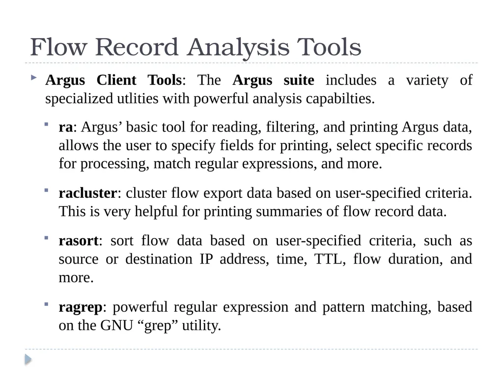 Chapter 5: Statistical Flow Analysis Tran Song Dat - slide 43 of 52