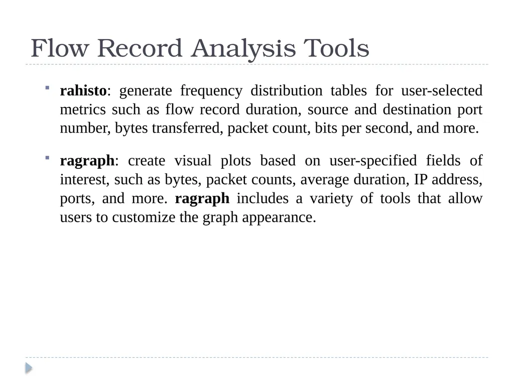 Chapter 5: Statistical Flow Analysis Tran Song Dat - slide 44 of 52