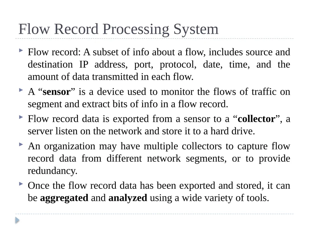 Chapter 5: Statistical Flow Analysis Tran Song Dat - slide 6 of 52