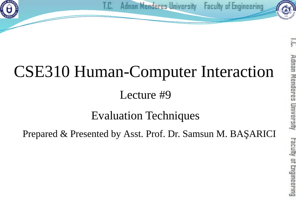 Prepared & Presented by Asst. Prof. Dr. Samsun M. - slide 1 of 43
